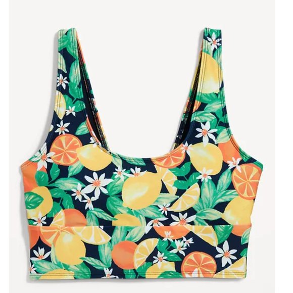 Scoop-Neck Bikini Swim Top and High Rise Bottom - NWT - Picture 3 of 5